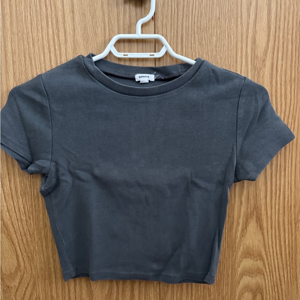 Garage Gray Crop Top